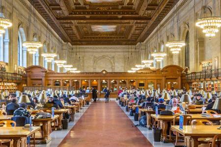 Die New York Public Library gehört zu den größten Bibliotheken der Welt. Für einige Hollywood-Produktionen diente sie schon ...