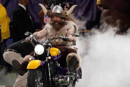 Eine Plüsch-Figur suchte man beim Football-Team Minnesota Vikings zwischen 1994 und 2007 vergeblich. Der verkleidete Wikinge...