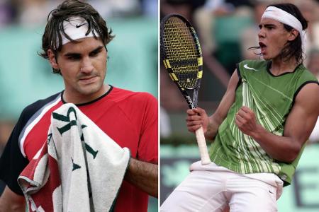 2005 hält neben den Grand-Slam-Titeln fünf und sechs auch ein Novum parat. Bei den French Open trifft Federer erstmals bei e...