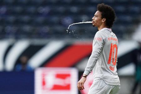 Fussball Leroy Sane Bayern Frankfurt, 20.02.2021, Fussball, ...