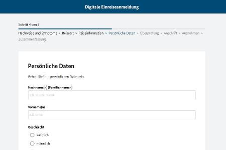 Fragen und Antworten zur digitalen Einreiseanmeldung