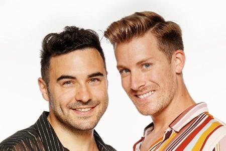 Lars Steinhöfel (35, li.) und Dominik Schmitt (31), das Siegerpärchen der diesjährigen Staffel von 