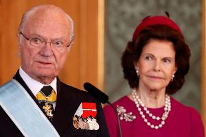 König Carl Gustaf und Königin Silvia von Schweden haben Corona