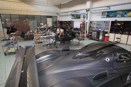 Kleinserien-Hersteller Pagani, Fertigung
