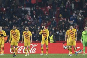 Barca 1:1 in Granada