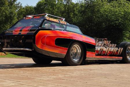 TV Tommy Ivo Showboat slingshot dragster Auktion vier V8