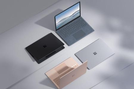 Den Surface Laptop 4 gibt es in unterschiedlichen Farbvarianten.