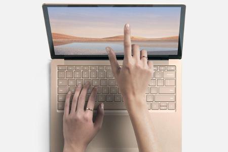 Das Surface Laptop 4 lässt sich auch per Touchscreen bedienen.
