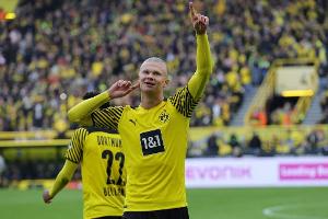 Mit Torschütze Haaland: Heim-Supermacht BVB an der Spitze