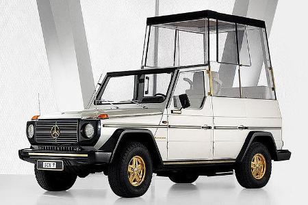 Mercedes G-Klasse als Papa-Mobil.