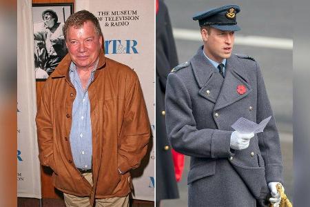 William Shatner (l.) und Prinz William haben in Sachen Weltall-Flügen unterschiedliche Auffassungen. William Shatner (l.) und Prinz William haben in Sachen Weltall-Flügen unterschiedliche Auffassungen.