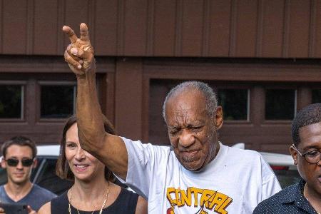 Bill Cosby unmittelbar nach seiner Freilassung im Juni 2021.