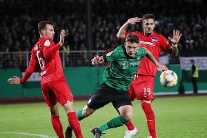 Mühsam in Münster: Hertha nimmt Regionalliga-Hürde ohne Glanz