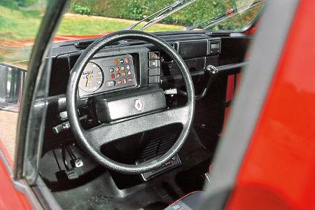 Renault 4 GTL, Cockpit