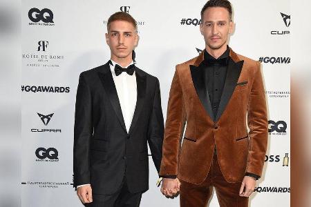 Vladimir Burlakov (r.) zeigte sich das erste Mal mit seinem Partner. Vladimir Burlakov (r.) zeigte sich das erste Mal mit seinem Partner.