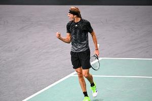 Zverev beim Masters in Paris souverän im Halbfinale