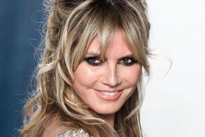 Ein "leckeres Törtchen" verdeckt bei Heidi Klum das Nötigste