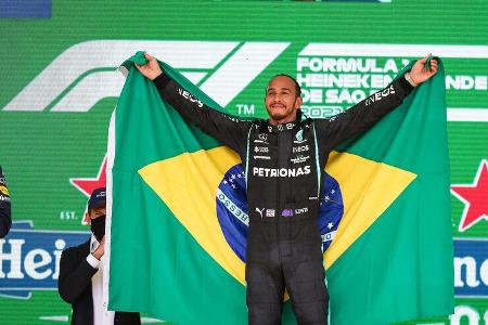 Lewis Hamilton - Mercedes - GP Brasilien 2021 - Sao Paulo - Rennen