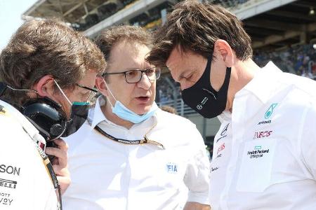 Tombazis - Wolff - GP Brasilien 2021 - Sao Paulo - Rennen