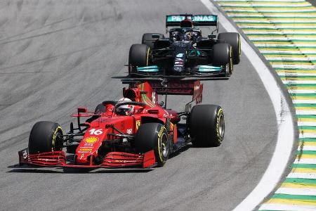 Charles Leclerc - Ferrari - GP Brasilien 2021 - Sao Paulo - Rennen