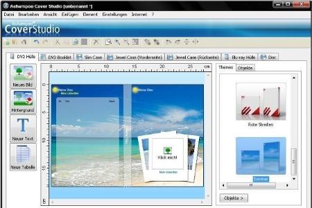 Ashampoo Cover Studio - Gestalten Sie einfach professionelle Cover und Booklets.