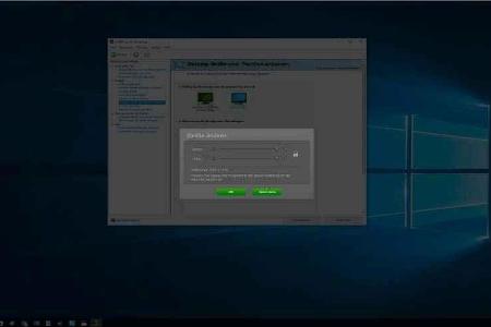 Over- und Underscan lässt sich mithilfe des Nvidia-Treibers einfach und in Echtzeit einstellen.