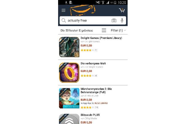 Amazon Underground - der Ersatz für die Gratis-App des Tages