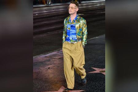 Macaulay Culkin als Model auf dem berühmten Hollywood Boulevard. Macaulay Culkin als Model auf dem berühmten Hollywood Boulevard.