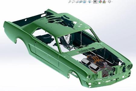 10/2019, Elektromotor in V8-Form von Electric GT