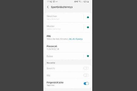 Die meisten aktuellen Smartphones lassen unterschiedliche Verfahren zum Entsperren des Bildschirms zu. Das Samsung Galaxy S8...