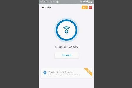 Dank des integrierten VPN-Dienstes sind Sie auch in öffentlichen WLANs sicher unterwegs. Den Dienst sollte man Sie direkt na...