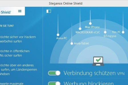 mySteganos Online Shield VPN verschleiert nicht nur Ihre IP-Adresse, sondern sichert auch Passwörter bei Bedarf. Werbung blo...