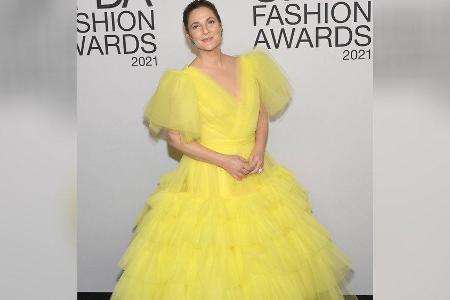 Drew Barrymore bei den CFDA Fashion Awards in New York. Drew Barrymore bei den CFDA Fashion Awards in New York.