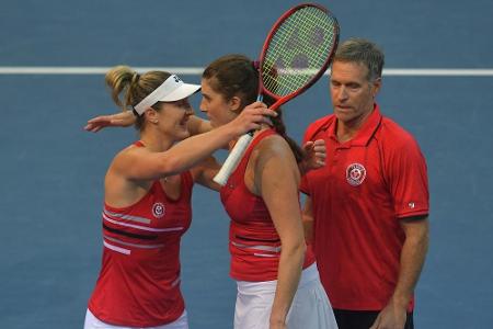 Billie Jean King Cup: Frankreich mit überraschender Auftaktniederlage Billie Jean King Cup: Frankreich mit überraschender Auftaktniederlage