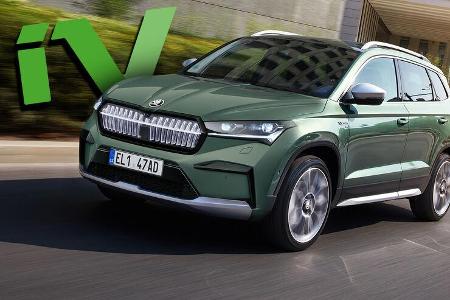 Skoda Karoq Elektro iV Retusche