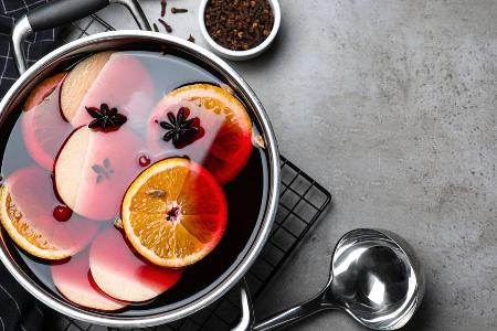 Glühwein ist schnell zubereitet.