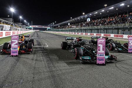 Red Bull - Mercedes - GP Katar 2021 - Qualifikation