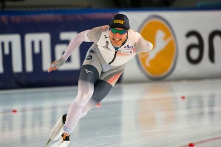 Eisschnellläufer Beckert löst Olympia-Ticket für Peking Eisschnellläufer Beckert löst Olympia-Ticket für Peking