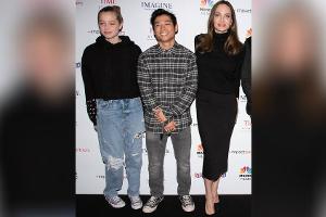Angelina Jolie feiert Doku-Premiere mit zwei ihrer Kinder