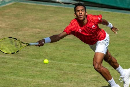 Tennis: Auger-Aliassime bis 2024 in Halle dabei Tennis: Auger-Aliassime bis 2024 in Halle dabei