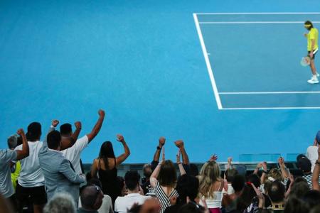 Australian Open vor vollem Haus Australian Open vor vollem Haus
