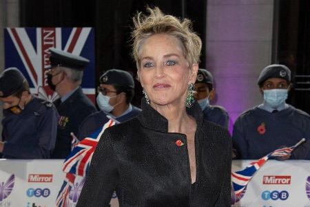 Sharon Stone bei einem Auftritt in Großbritannien.