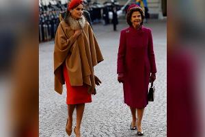 Letizia von Spanien und Silvia von Schweden mit Glamour-Auftritt