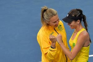 Auch ohne Barty: Australien erreicht Halbfinale in Prag