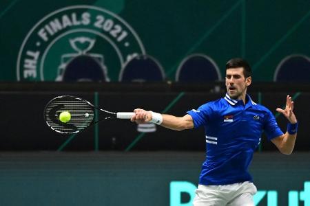 Davis Cup: Djokovic feiert mit Serbien Auftaktsieg