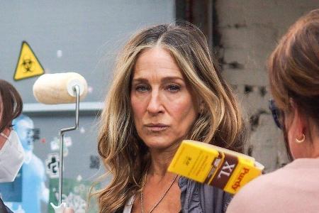 Sarah Jessica Parker am Set des Sarah Jessica Parker am Set des