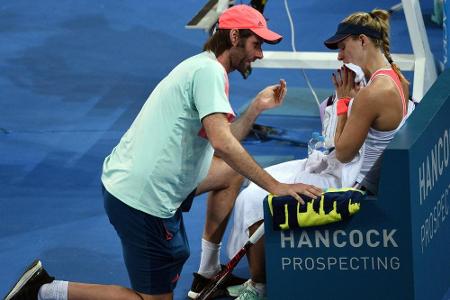 Tennis: Kerber trennt sich zum dritten Mal von Trainer Beltz