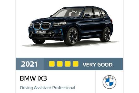 11/2021, Euro NCAP testet Autobahn-Assistenzsysteme BMW iX3