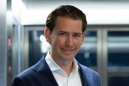 Sebastian Kurz in Vaterfreuden.