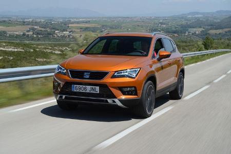 Seat Ateca, VW Tiguan, Fahrvergleich, AMS1316